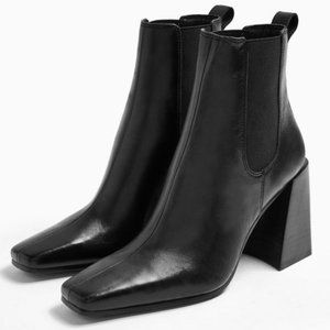 Topshop HARBOUR High Heeled Chelsea Boots